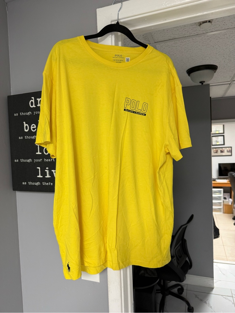 Polo by Ralph Lauren Bright Yellow Short Sleeve Crewneck Tee